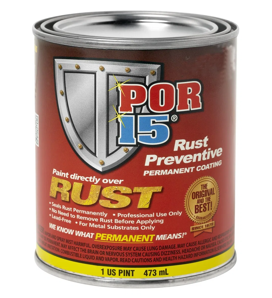 45408 – POR 15 Rust Treatment, Used To Destroy Old Rust And Prevent New Rust Forming For Automotive/ Industrial/ Mari...